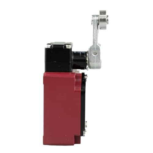 High Temperature Limit Switch with Roller Lever, 1NO+1NC Contact, 5A / 220VAC, Automatic Reset, IP66 Sealed Micro Switch for Industrial Use