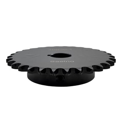 #40 Roller Chain Sprocket Type B 1 inch Bore 30 Tooth, Hardened Antirust 1045 Steel Drive Sprockets 40B30-1