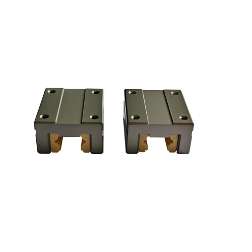 2 Pcs HGH15 Bearing seat, 15mm HG15 Linear Motion Ball Bearing Bracket Slider Sliding CA Block, Used for Replacing Square Linear Slide Rail HGH15 as a CNC kit Part