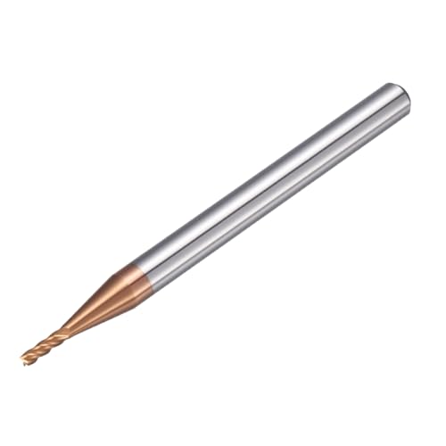 Carbide End Mill 1.5mm Dia 4mm Cut L 50mm L 4mm Shank 4 Flute - size: 1.5mm Dia - 4mm CL - 50mm L - 4mm Shank