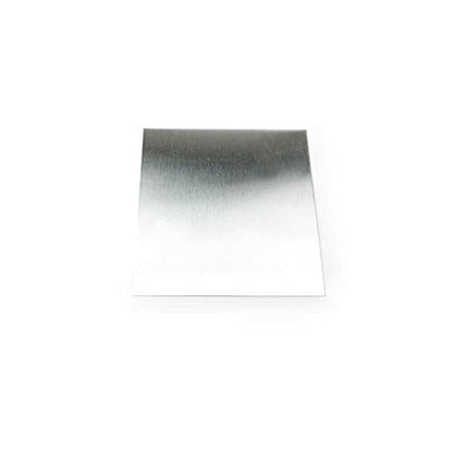 304 Stainless Steel Sheet, #4 Brushed Finish, Annealed, ASTM A240/ASME SA240, 0.03" Thickness, 12" Width, 12" Length, 22 Gauge, OnlineMetals - size: 0.03" Thk| #4 Brushed Finish, style: 12" X 12"