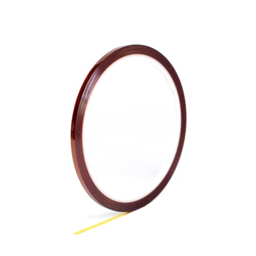 1/8''×33M High Temperature Resistant Polyimide Tape,No Residue Heat Tape