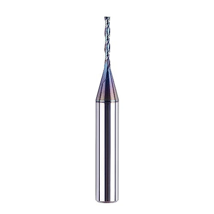 SpeTool 1/16 Inch Up Cut Spial Router Bit 1/4 Inch Shank with Extra Long Life Coating CNC Router Bit Plunge Woodworking Engraving Tool - size: 1/16" Dia -1/2" CL - 1/4" Shank, style: UP CUT