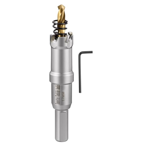 21/32" 17mm Hole Saw Tungsten Carbide TCT Hole Cutter W/Drill Bit - size: 17mm (21/32")