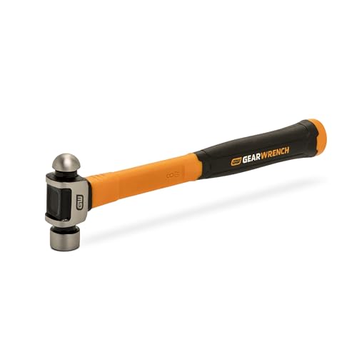 GEARWRENCH 8 oz. Ball Pein Hammer with Fiberglass Handle | GWHFGBP8 - style: 8 oz.