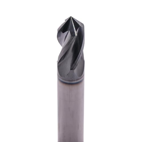 4 Flute 90° Solid Carbide Drill Mill(1Pc, 1/2"), AlTiN Coated - size: 1Pc 1/2"