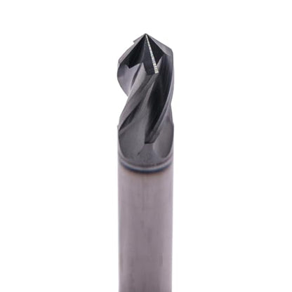 4 Flute 90° Solid Carbide Drill Mill(1Pc, 1/2"), AlTiN Coated - size: 1Pc 1/2"