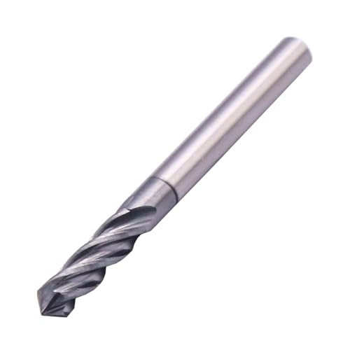 4 Flute 90° Solid Carbide Drill Mill Set(5Pcs, 1/8"), AlTiN Coated - size: 5Pcs 1/8"