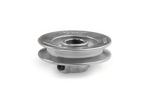 Terre Products, Heavy Duty 3" V-Groove Drive Pulley, Precision 3/4" Bore, Robust Z3A Zinc Alloy Die Cast Pulley