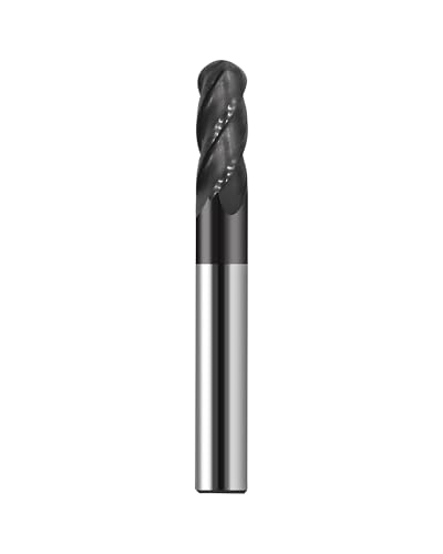 5/16in Ball Nose Solid Carbide End Mill, 30 Degree Helix, 4 Flute - size: 5/16in
