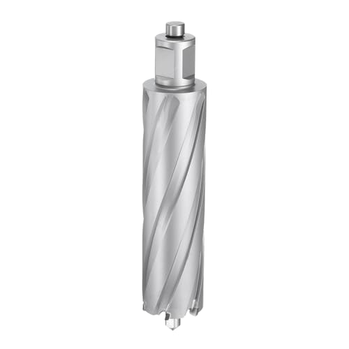 HARFINGTON Annular Cutter 1-1/4" Dia 4" Depth 3/4" Shank TCT Cutting Drill Bits with Pin for Magnetic Drill Press - size: 1-1/4" x 4"