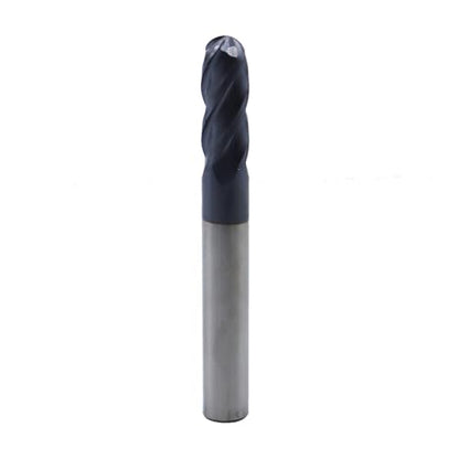 5/16in Ball Nose Solid Carbide End Mill, 30 Degree Helix, 4 Flute - size: 5/16in