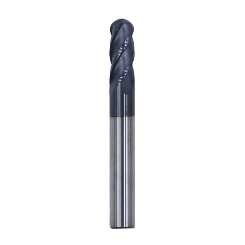 5/16in Ball Nose Solid Carbide End Mill, 30 Degree Helix, 4 Flute - size: 5/16in