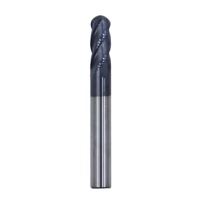 5/16in Ball Nose Solid Carbide End Mill, 30 Degree Helix, 4 Flute - size: 5/16in