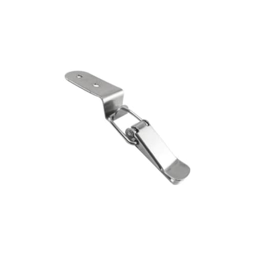 Latch 90 Degree Stainless Steel Spring Loaded Toggle Latch, Silver Catch Hasp Clamp Clip Lock with for Cabinet, Wooden Case, Box (70mm - 2 Pack)