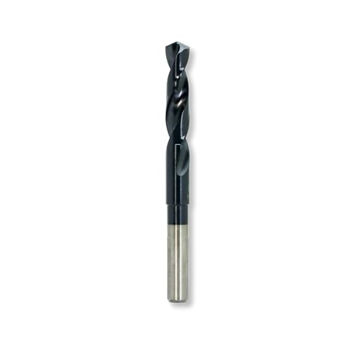 3/4 Inch Cobalt Drill Bit | Reduced Shank High Speed Steel | 3/4 Drill Bit for Stainless Steel and Hardened Metal | HSS M35 Titanium Aluminum Nitride Coating with 1/2" Shank - size: 3/4 Inch