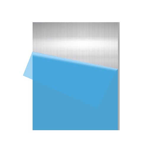 1PCS 6061 Aluminum Sheet Metal 1/8" x 12" x 16", Aluminum Plates Covered with Protective Film, Heat Treatable Aluminum Flat Bar for DIY Craft, Industry - size: 1/8", style: 12" × 16", 1Pcs