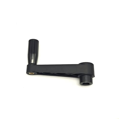 4" Nylon Crank Handle Drill Press Revolving Handle with Round or Square Installation Hole Smooth 360 Degree Operation for Industry Lathe Milling Grinding Machine (Square Hole 12x12x100) - size: Square Hole 12x12x100