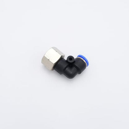 Push to Connect Fitting 1/4" Tube OD x 1/4" FMNPT, Female Elbow - size: 1/4" FMNPT - 1/4" OD