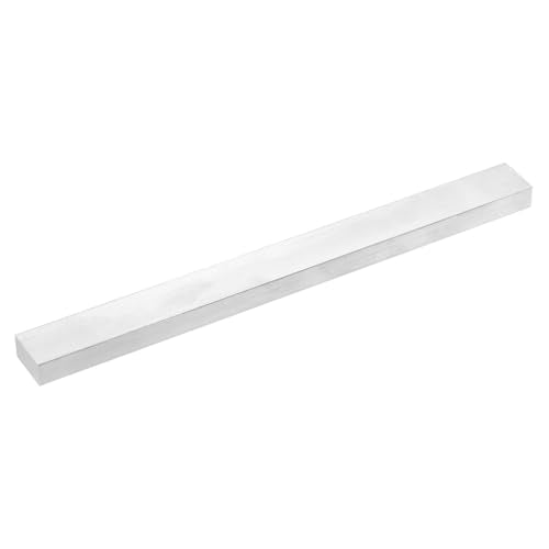 MECCANIXITY Square Aluminum Flat Bar, 5/8" (16mm) Thick x 1-3/16" (30mm) Width x 13" (330.2mm) Long 6063 Aluminum Flat Plate Solid New Mill Stock Silver for Industrial Building - size: 5/8" x 1-3/16" x 13"