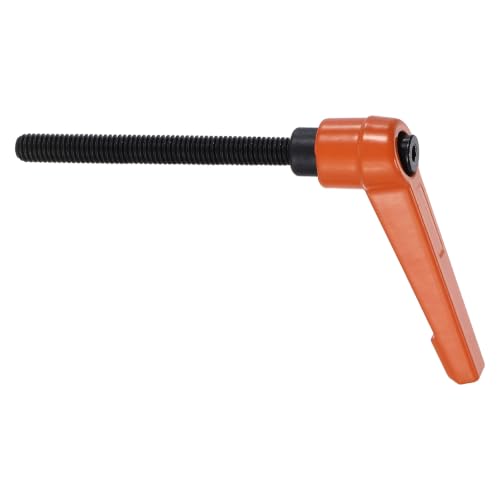 uxcell Clamping Lever Handles for Lathe, M6x60mm Male Thread Orange - size: M6x60mm