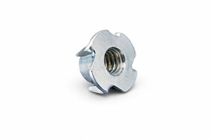 Tech Team #746 Furniture Leveling Feet – 3” Stem 5/16”-18 Thread Adjustable Glides with T-Nuts (Set of 4) – Heavy-Duty Levelers for Chairs, Tables, Cabinets & Work Benches