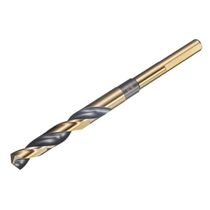 uxcell 29/64" Drill Bit 3/8" Reduced Shank 3-Flat M35 5% Cobalt HSS - size: 29/64" with 3/8" Shank