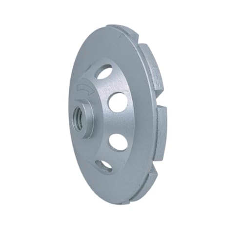 Double Row Diamond Grinding Cup Wheel 4-1/2", 5/8"-11 Arbor