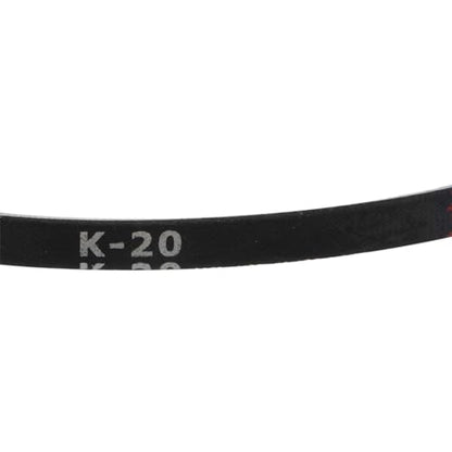 uxcell 2pcs K20 Rubber V Belt, K Section V-Belt 20" Outside Circumference x 0.315" Width x 0.236" Thick, Industrial Power Transmission Belt - size: K20