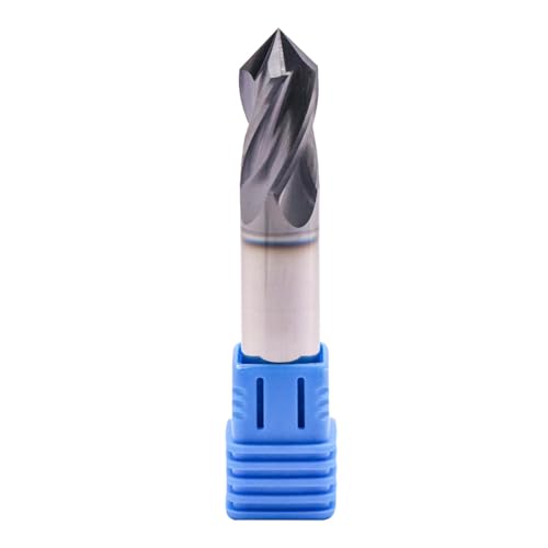 4 Flute 90° Solid Carbide Drill Mill(1Pc, 1/2"), AlTiN Coated - size: 1Pc 1/2"