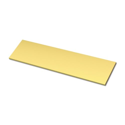 1/4" x 1" x 8" Brass Bar Stock, 6x25x200mm Solid Brass Flat Bar for Knife Making, Scales, Spacers, DIY Crafts, Models and Repair - size: 1" Width x 8" Length, style: 1/4" Thickness