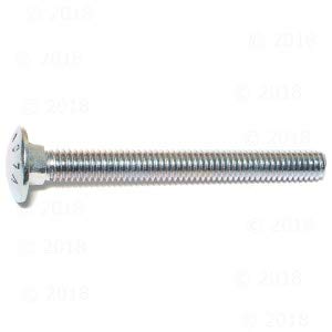 Hard-to-Find Fastener 014973453732 Carriage Bolts, 5/16-18 x 3, Piece-10 - color: Silver, size: 5/16-18 x 3"