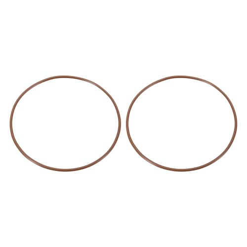 Fluorine Rubber O-Rings 5-1/4" OD, 5" ID, 1/8" Width 2PCS - size: 5-1/4" OD, 5" ID, 1/8" Width