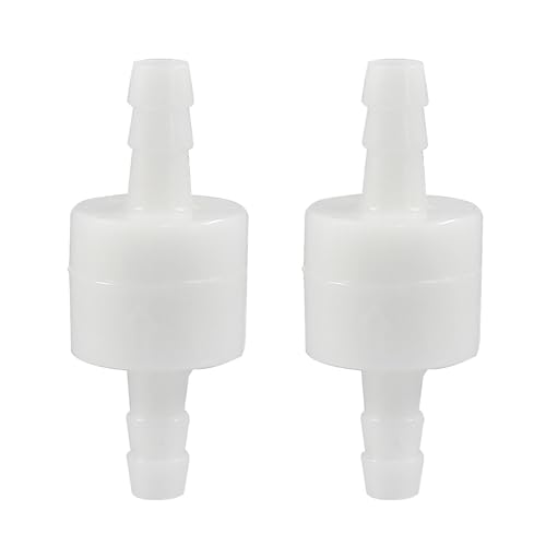 Litoexpe 2 Pcs 1/4" One Way Inline Check Valve - size: 1/4 Inch