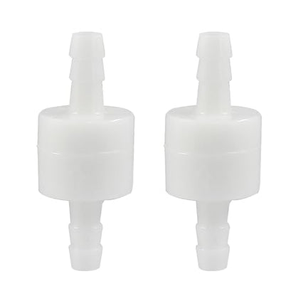 Litoexpe 2 Pcs 1/4" One Way Inline Check Valve - size: 1/4 Inch