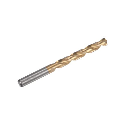 HARFINGTON Twist Drill Bit 10.5mm Titanium Coated (HSS-E) M42 High Speed Steel 8% Cobalt Straight Shank for Stainless Steel Aluminum Alloy Metal - size: 10.5mm