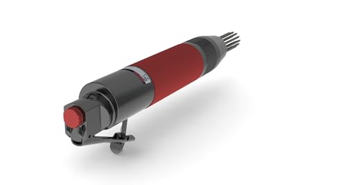 CS Unitec | 199.2103 | Trelawny Low-Vibration VL223 Inline-Gripped Needle Scaler. 8X Less Vibration, All-Steel Construction, Powerful Performance, 19 Needles - Made in England