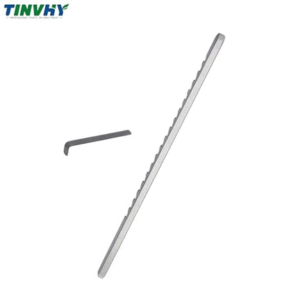 1/8In Type A HSS Keyway Broach 1/8 x 5 with Shim Metal Cutting Tool