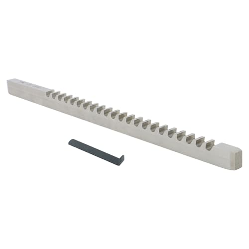 3/8" C Type HSS Keyway Broach 3/8 X 11-3/4" Standard Push Broach with Precision Shims for CNC Lathe Milling Machine Metalworking