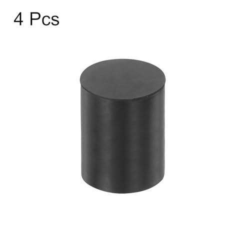 uxcell 4Pcs 20 x 25mm M6 Female Thread Rubber Mounts, Vibration Isolator, Replaces Anti Vibration Pads Flat Silent Block Base Block - size: M6x20x25mm