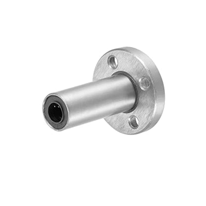 uxcell LM6UU Extra Long Round Flange Linear Ball Bearings, 6mm Bore Dia, 12mm OD, 35mm Length(Pack of 2) - size: 6mm