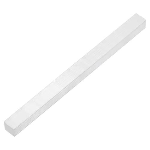 uxcell Square Aluminum Flat Bar, 1" Thickness 1" Width 12" Length Square 6063 Aluminum Flat Plate, 25 x 25 x 305mm Solid Mill Stock - size: 1" T x 1" W x 12" L
