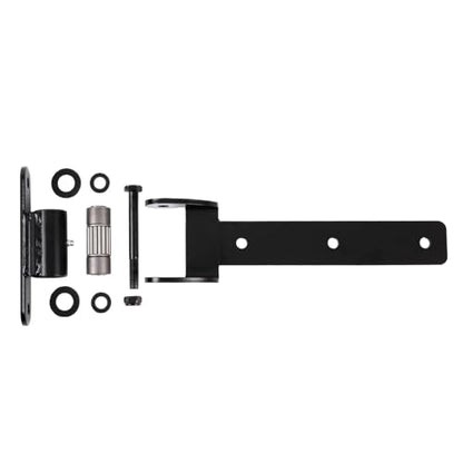 Heavy Duty Bolt on Weld on Cranked Roller Bearing 13" Strap Hinges for Large Heavy Wooden Metal Fence Gate Garage Door Up to 1100 Pounds, Big Size 180° Rotation Lubricate Hinge (2 Packs)