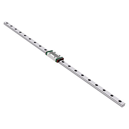 MGN9H 400mm Linear Rail Guide Mini Linear Sliding Guideway with Linear Bearing Sliding Block for for DIY CNC Routers Lathes Mills Automated Machines - size: 400mm, style: MGN9H