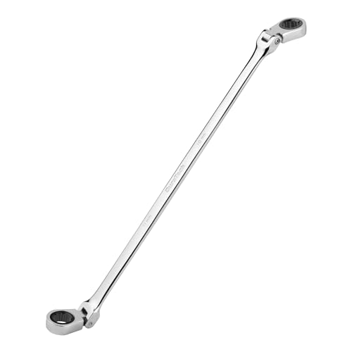 DURATECH 10mm x 11mm Extra Long Flex-Head Ratcheting Wrench, Metric - size: 10*11mm