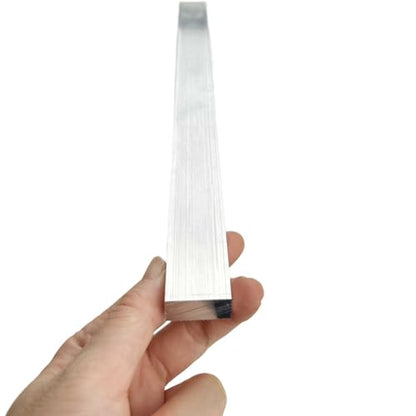 1 Piece 305mm x 25mm x 12mm 6063 Aluminum Flat Bar, Silver, Lightweight & Strong for DIY Projects, Furniture, and Industrial Use (1, 305 * 25 * 12mm)