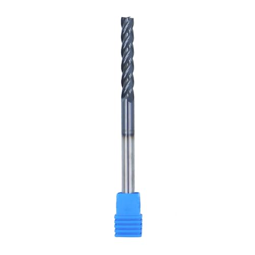1/4in Solid Carbide Long End Mill, 4 Flute, 30 Degree Helix - size: 1/4in