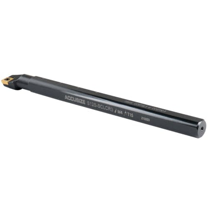 Accusize 3/4" x 10" SCLCR Indexable Boring Bar, CCMT32.5, P252-S407 - size: 3/4" with CCMT32.5 insert