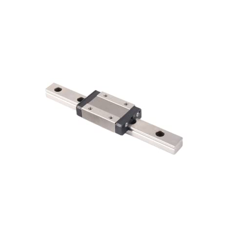 MGN12 Linear Rail 50mm 1.97" 1PCS MGN12 Miniature Linear Motion Slide Rail + 1PCS MGN12H 12mm Linear Sliding Bearing Carriage Block Black for 3D Printer and CNC Machine - size: L: 50mm / 1.97 inch, style: MGN12 Rail + H Block