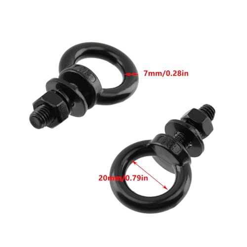 Antrader Lifting Shoulder Eye Bolts for Hang Tie Down Outdoor,M8 x 25mm - size: M8 x 25mm